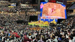 His Holiness The DALAI LAMA Long Live Prayer Tenshug Event at UBS Arena NEW York CITY 8-22-24.