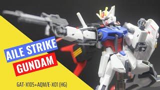 Aile Strike Gundam Complete Build GAT-X105+AQME-X01