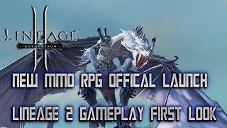 Lineage 2 Revolution - NEW MMORPG GAMEPLAY - Official Launch iOSAndroid