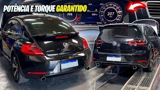 GOLF GTI & FUSCA TSI COM REMAP BENGA TV