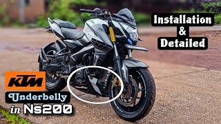 KTM RC 390 Underbelly In Ns200  Easy Installation  Bulky Look KTM Bellypan