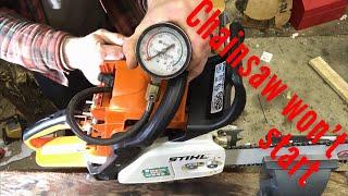 How to fix a chainsaw that won’t start