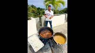 Celebracion de cumpleaño a lo grande con comida criolla hecha en leña RAB0 de res en leña