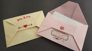 How to make a letter envelope - Origami