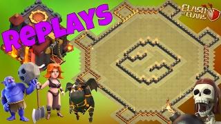 Best Th10 War Base 2017 Anti LavaLoon Anti Valkyrie Anti Bowler With Replays Anti 2 Star