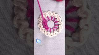 A1  Most Trending Hand Stitch Tutorial #satisfying #shorts #handembrodiery