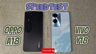 Oppo A18 vs. Vivo Y18  Speed test greatly improved 