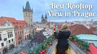 Best Rooftop View in Prague Book Tunnel and Lennon Wall