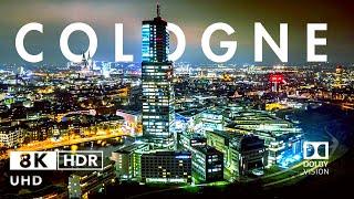 Cologne Germany in 8K ULTRA HD HDR 60 FPS Video by Drone