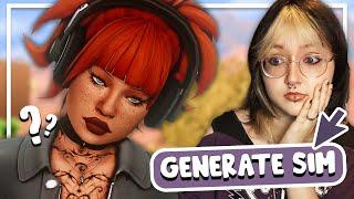 Random Generator picks my Sim + CC List  Sims 4 Create a Sim Challenge