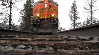 train passing overhead