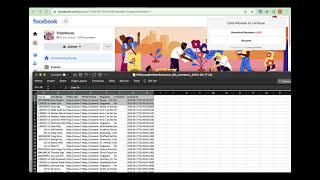 How to extract Facebook Group members into CSV 2024