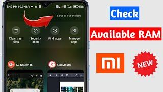 How To Check RAM Usage In Mi  check ram usage on android