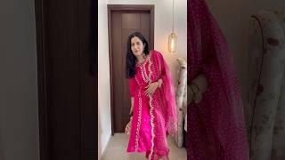 Festive Suit Sets Shopping Haul - Pink Kurta Sets for Navratri Outfit  #shorts #myntra #ethnicwear