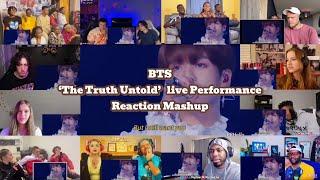 BTS ‘The Truth Untold’ Live Stage Mix Reaction mashup
