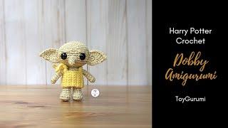 Harry Potter Crochet Series  How to Crochet Dobby Amigurumi Pattern  Dobby House Elf Amigurumi