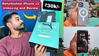 Cashify Refurbished iPhone 12 128 GB Unboxing and Review  Refurbished iPhone 12 Review