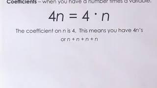 Coefficients