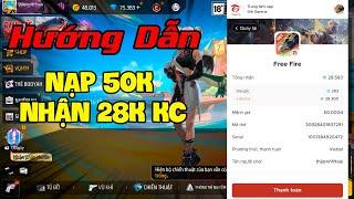 Hướng Dẫn Cách Nạp Kim Cương Trong Free Fire - Cách Nạp Kim Cương Ưu Đãi 500% Trong Free Fire