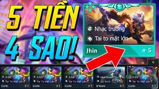 Top 1 là dễ với CORKI 3 SAO TỰ RA cùng JHIN 4 SAO bắn cả thế giới  ĐTCL