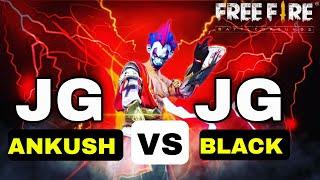 JG  ANKUSH Vs JG  BLACK BOT  - Free Fire Video - ONETAP HEADSHOT CHALLENGE