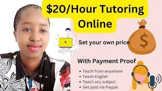 Earn Up to $20HR Teaching English and Other Subjects Online Worldwide