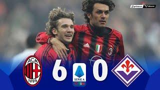 Milan 6 x 0 Fiorentina ● Serie A 0405 Extended Goals & Highlights HD
