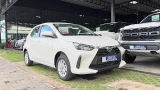 Toyota Wigo 2024 White Color - 1.0L Gasoline  Interiors and Exteriors