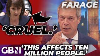 Winter fuel payments Nigel Farage SLAMS CRUEL  Rachel Reeves to leave MILLIONS without gas help