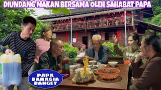 SAHABAT PAPA UNDANG KAMI MAKAN BERSAMA AKHIRNYA KERUMAH SAHABAT PAPA BAWA MINYAK CANOLA