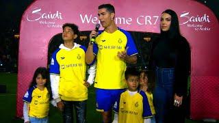 Cristiano Ronaldos FULL EPIC Al Nassr unveiling ceremony