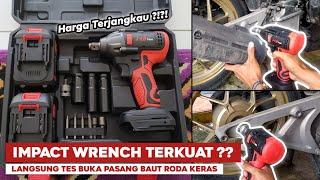 IMPACT WRENCH MURAH TERKUAT ⁉️  UJI COBA BUKA BAUT RODA TANPA SENTUH ‼️- BENGKEL WAJIB PUNYA NIH