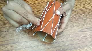 How to make dholak using waste material 