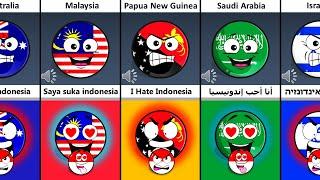 Some Countries That Love and Hate Indonesia