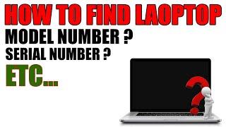 How To Find Laptop Model Number - Know PC Model - Windows 11