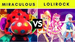 Miraculous Ladybug  Lolirock Opening Theme  Which Show is Better? Superheroes or Power Princesses?