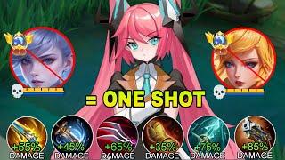 GLOBAL LAYLA FULL DAMAGE ONE SHOT BUILD AND EMBLEM FOR EASILY RANK UP FASTER recommended build