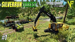 Setting Up In  A NEW Place  Silverrun Forest  Farming Simulator 22