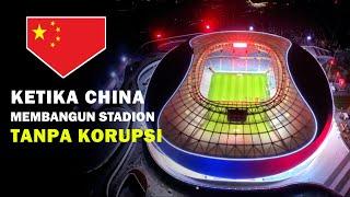 FUTURISTIK DAN MODEREN‼️MEGA PROYEK PEMBANGUANAN STADION DI NEGARA CHINA