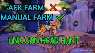 Fastest way to farm UNICORN HEAD - Tower of Fantasy