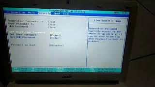 Unlocked bios insydeH2O acerbios modif acershow hidden bios menu insydeH2O bios