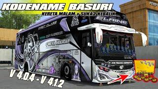 SHARE‼️KODENAME TELOLET BASURI KERETA MALAM X SUKA2 MODUL KEBALIK  BUSSID V4.2‼️