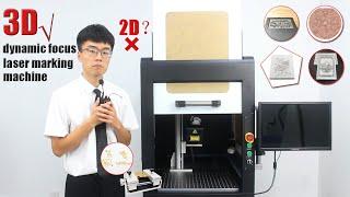 3D Dynamic Fiber Laser Marking Machine for Metal Relief Engraving