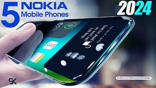 TOP 5 New NOKIA Smartphones 2024 - Latest Mobile Phones 2024