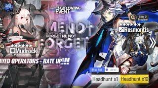 Arknights New Limited Banner  Mudrock & Rosmontis limited Pulls Part 1