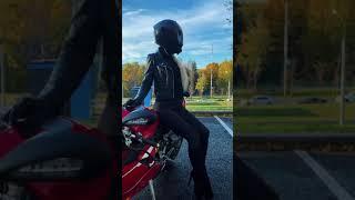 Ducati panigale V2 with hot girl #Ktm #Yamaha #Honda #BMW #Aprilia #Kawasaki #Triumph #Ducati