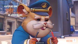 POTG WHAT 3000+ HOURS OF HAMMOND LOOKS LIKE - YEATLE BUFF WRECKING BALL OVERWATCH 2 SEASON 3