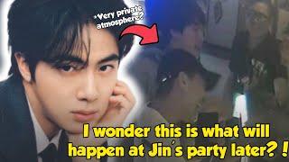 This is the Possibility look Jin held a Farewell Party before he returned home.Who would attend?