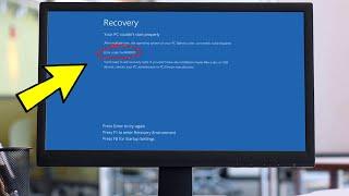 Recovery Your pc couldnt start properly Error code 0xc0000001 in Windows 11  1087 - How To Fix 