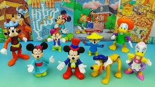 1994 MICKEY and FRIENDS EPCOT CENTER ADVENTURE AT WALT DISNEY WORLD set of 9 McDONALDS COLLECTIBLES